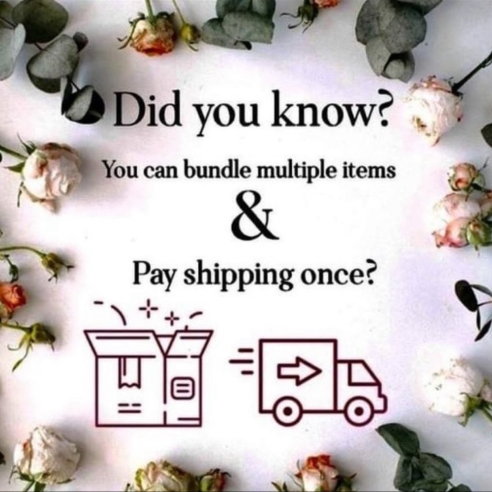 Bundle Up and Pay Only One Shipping!!!!